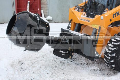 Фото: Бетономешалка на мини-погрузчик