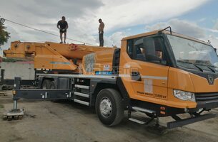 Выгрузка и сдача нового крана XCMG XCT30S - 6