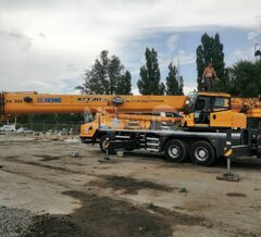 Выгрузка и сдача нового крана XCMG XCT30S