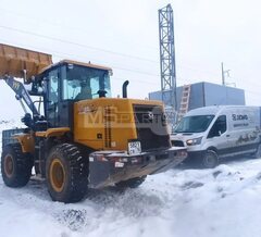 Замена тормозных колодок фронтального погрузчика XCMG LW330RU