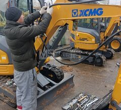 Доукомплектование режимом «реверса» дополнительной гидролинии мини-экскаватора XCMG XE27U
