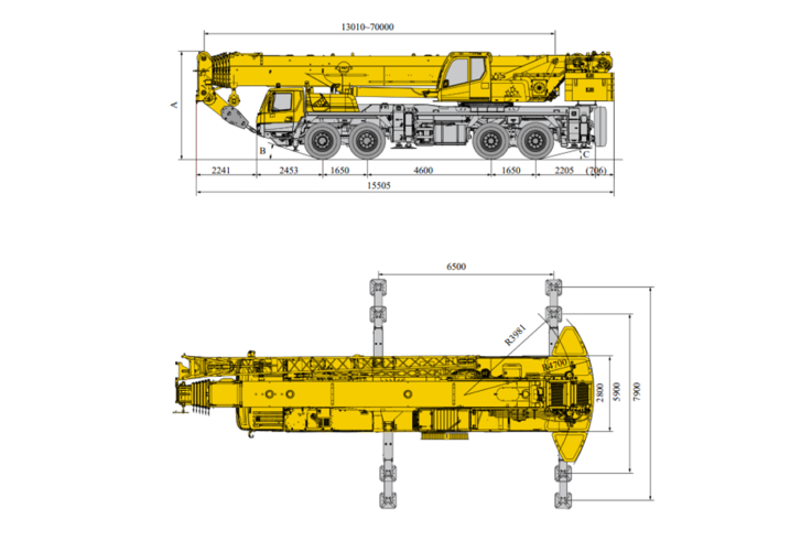 Габаритные размеры XCT130G7-1S